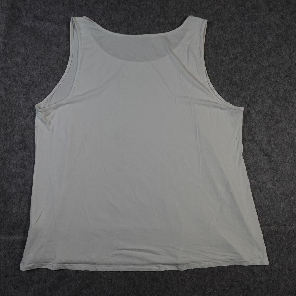 J. Jill Top Womens Extra Large Wearever Collection Stretch Tank White Scoop Neck - Picture 5 of 9
